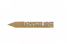 Holzetikett 'SCHWEIZER MINZE' SCHWEIZER MINZE