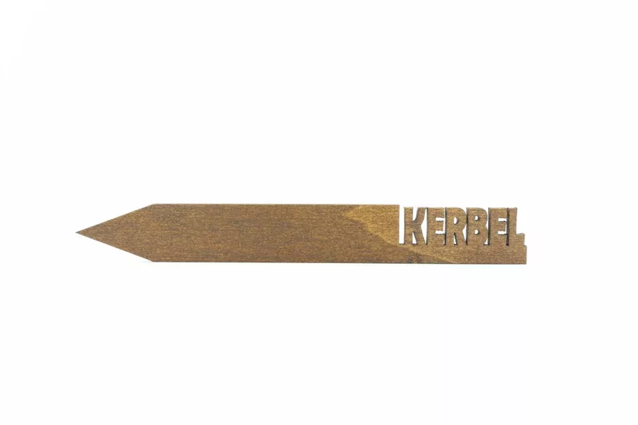 Holzetikett 'KERBEL' KERBEL