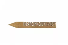 Holzetikett 'ORANGENVERBENE' ORANGENVERBENE