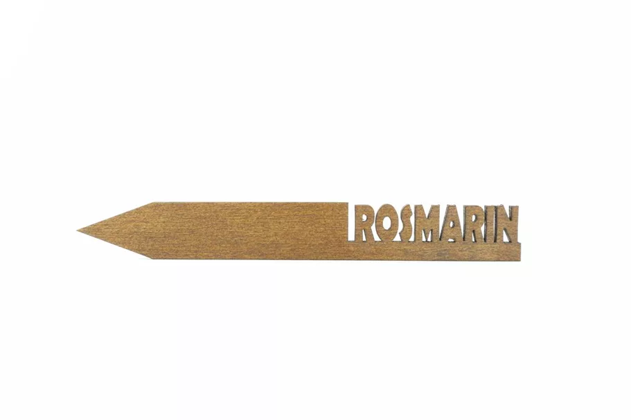 Holzetikett 'ROSMARIN ' ROSMARIN 