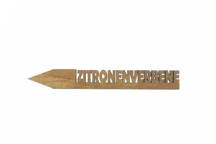 Holzetikett 'ZITRONENVERBENE' ZITRONENVERBENE