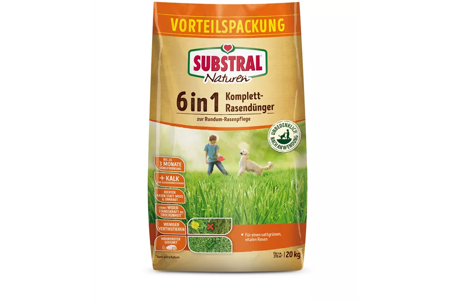 Naturen 6in1 Komplett-Rasendünger 20 kg