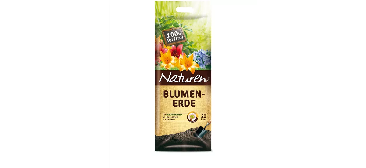 Naturen Blumenerde ohne Torf 20 l