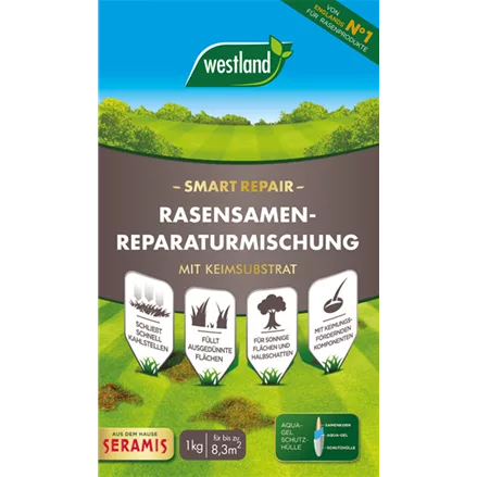 Westland Rasensamen Reparaturmischung "Smart Repair" 1 kg