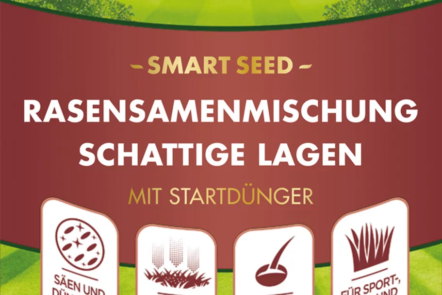 Westland Rasensamenmischung Schattige Lagen "Smart Seed" 500 g