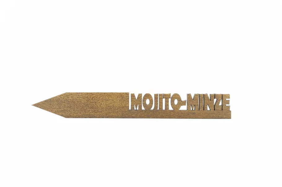 Holzetikett 'MOJITO-MINZE' MOJITO-MINZE