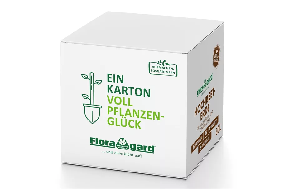 Floragard Bio Hochbeet-Erde in der Box 60 Liter 1x60L