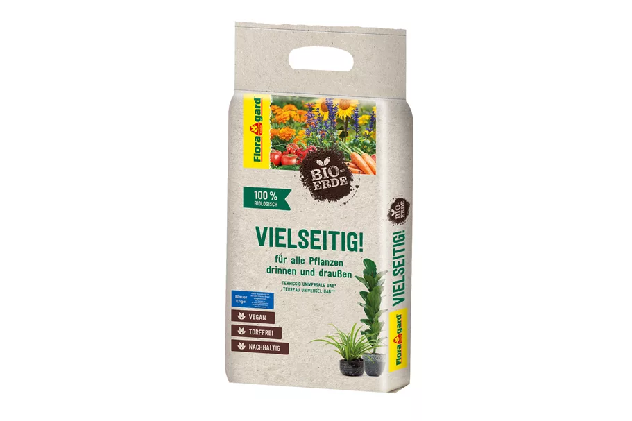 Floragard Bio-Erde Vielseitig mit Tragegriff 1x3l