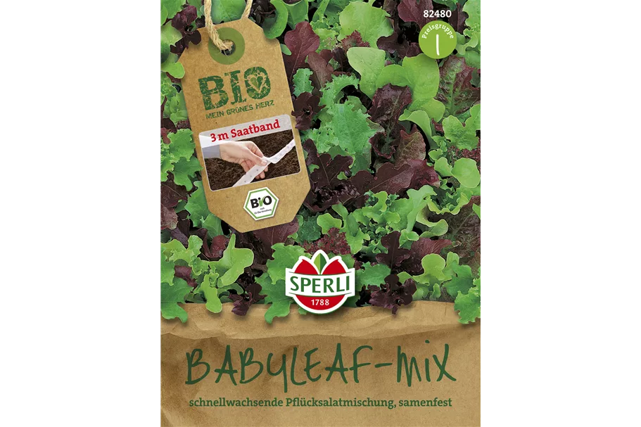 Babyleaf-Salat Inhalt reicht für 3 lfd. Meter