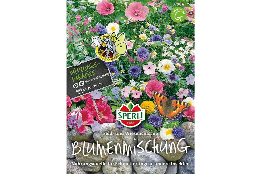 Blumenmischung 'Feld- und Wiesencharme' Inhalt reicht für ca. 3 m²