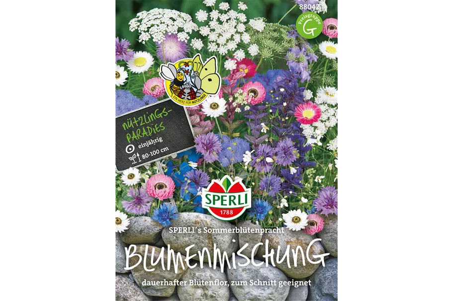 Blumenmischung 'Sommerblütenpracht' Inhalt reicht für 2 m²