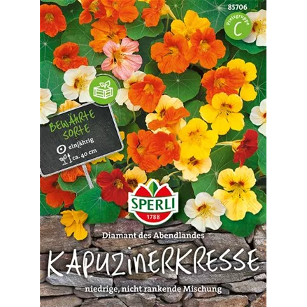 Kapuzinerkresse 'Diamant des Abendlandes'