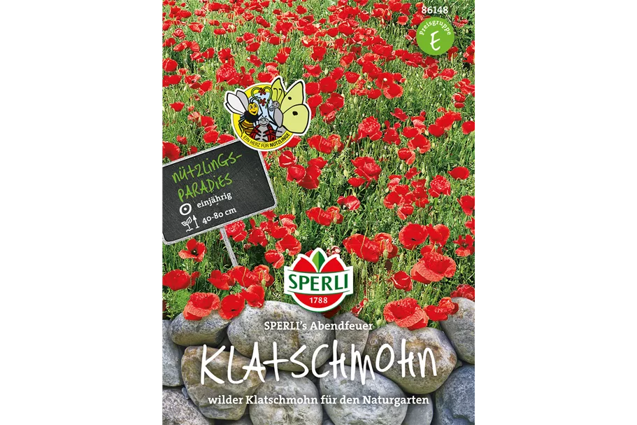 Klatsch-Mohn 'Abendfeuer' Inhalt reicht für ca. 500 Pflanzen