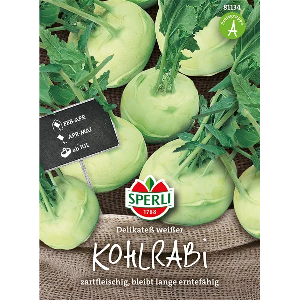 Kohlrabi 'Weißer Delikateß'