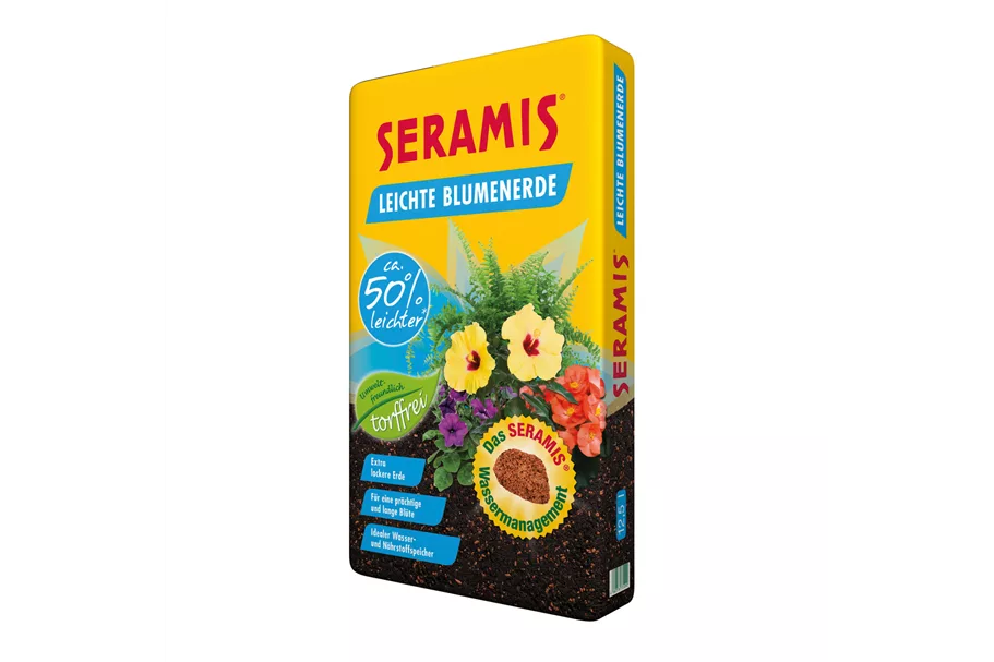 Seramis Leichte Blumenerde 12,5 l Torffrei mit 50 % weniger Gewicht