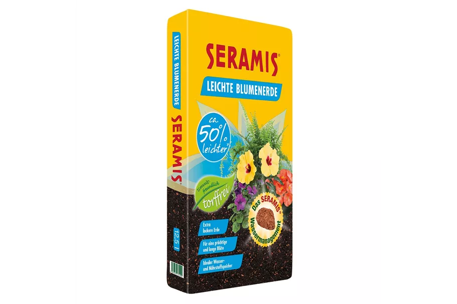 Seramis Leichte Blumenerde 12,5 l Torffrei mit 50 % weniger Gewicht