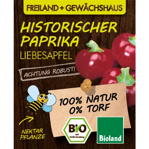 Bio Historischer Paprika 'Liebesapfel' 