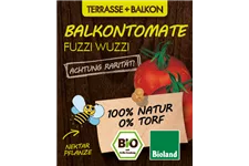 Bio Balkontomate 'Fuzzi Wuzzi' 12 cm Topf