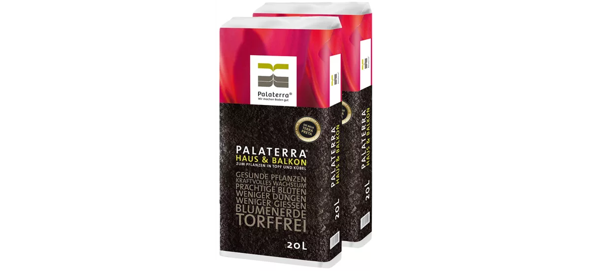 Palaterra® Torffreie Pflanzerde 2 x 20 Liter