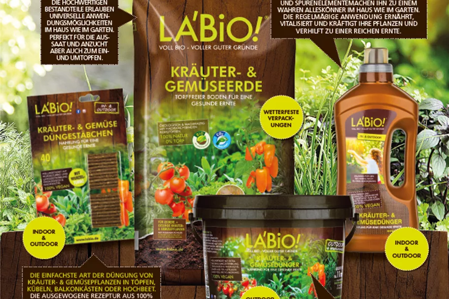 LÀBiO! Kräuter- & Gemüsedünger Konzentrat 1 Liter