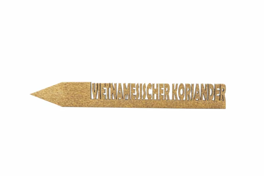 Holzetikett VIETNAMESISCHER KORIANDER VIETNAMESISCHER KORIANDER