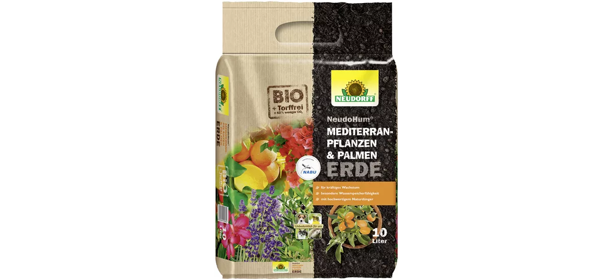 NeudoHum Mediterranpflanzen- und PalmenErde 10 l