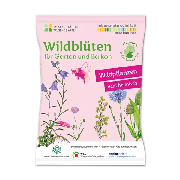 Wildblüten für Garten und Balkon 2 m² SÜD