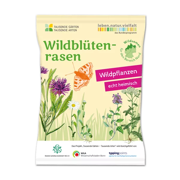 Wildblüten-Rasen - 10 m² NORD