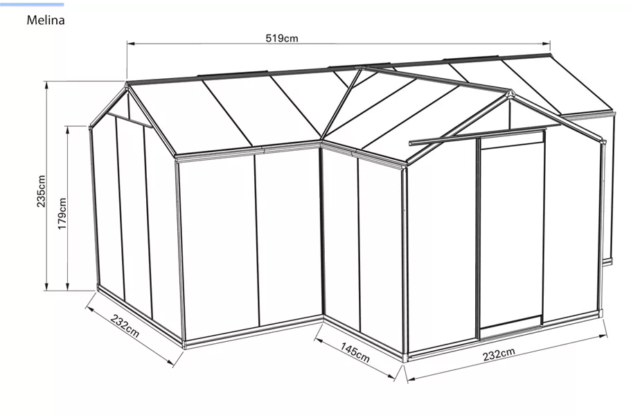 Orangerie Babette Orangerie Babette 15,4 m²