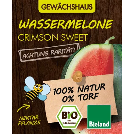 Bio Wassermelone 'Crimson Sweet'