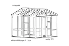 Holzdesignhaus 'Maris' Holz Eiche Größe M - Design 04 - 4 mm ESG Sicherheitsglas