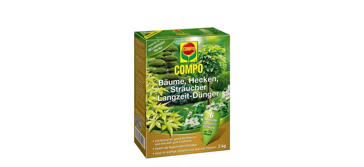 Compo Bäume, Hecken, Sträucher Langzeit-Dünger 2 kg