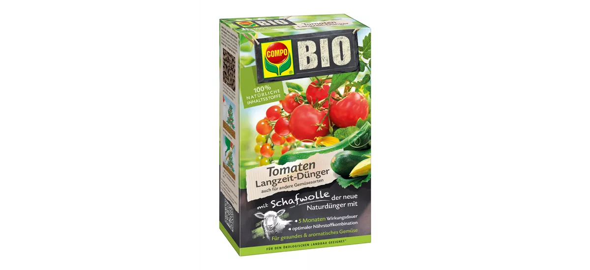 Compo BIO Tomaten Langzeit-Dünger mit Schafwolle 750 g