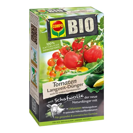 Compo BIO Tomaten Langzeit-Dünger mit Schafwolle 