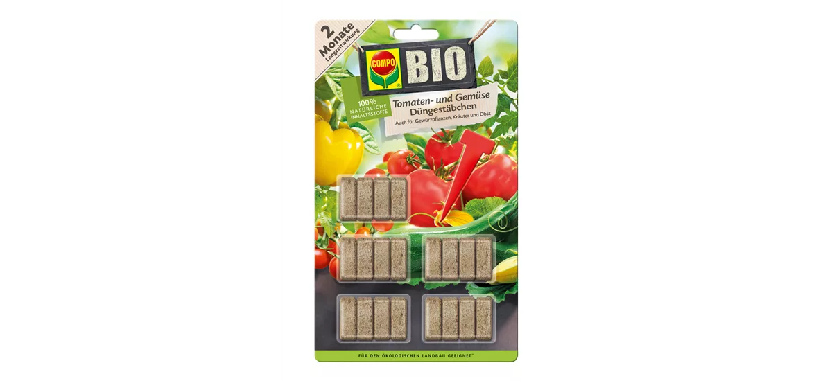 Compo BIO Tomaten- und Gemüse Düngestäbchen 20 st