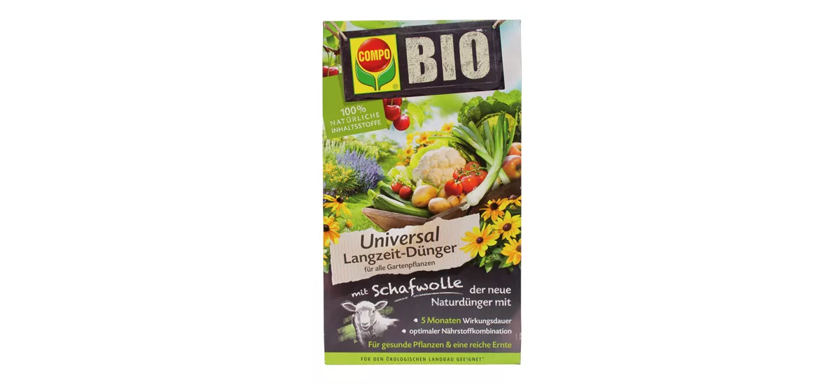 Compo BIO Universal Langzeit-Dünger mit Schafwolle 2 kg