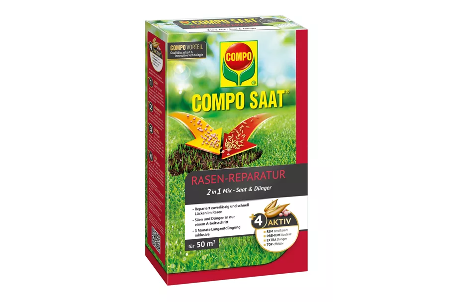 Compo RasenReparaturMix Samen&Dünger 1,2 kg