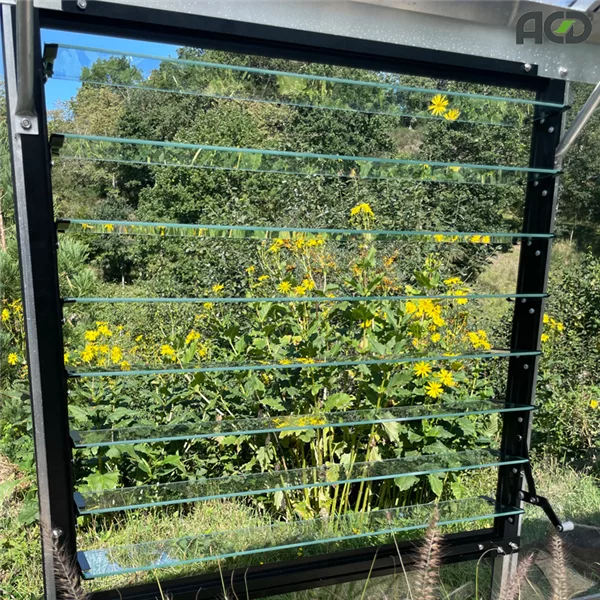 Lamellenfenster BLACK für die Seitenwände