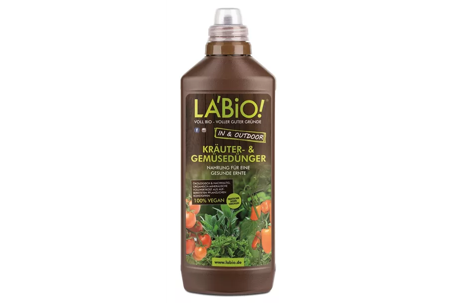 LÀBiO! Kräuter- & Gemüsedünger Konzentrat 1 Liter