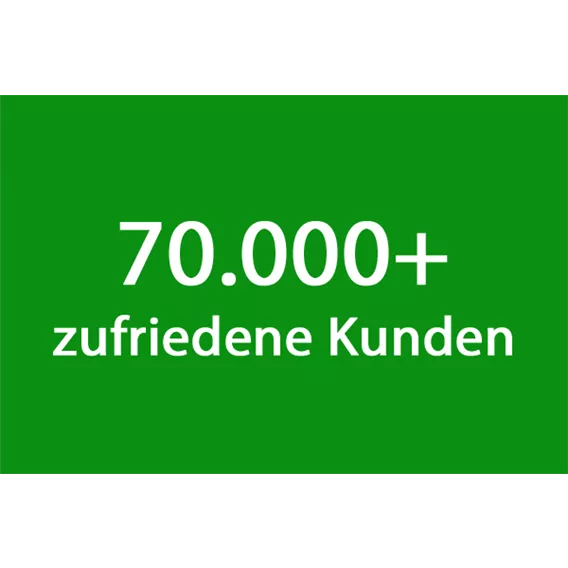 70.000 zufriedene Kunden