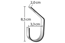 Stabhalter (ALU) - Pflanzenhalter Set a 3 Stabhalter mit Edelstahlschrauben