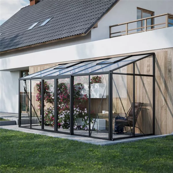 Anlehngewächshaus Classic - 1,57 m Breite; 3,6 -9,5 m² wählbar Anlehngewächshaus Classic - 1,57 m Breite; 3,6 -9,5 m² wählbar