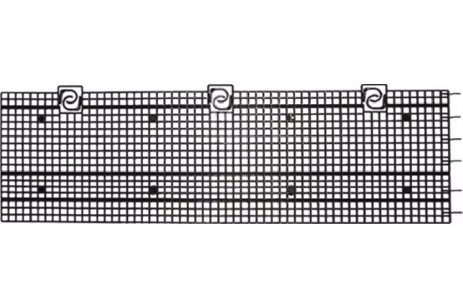 Laubgitter für Dachrinnen 10 Meter