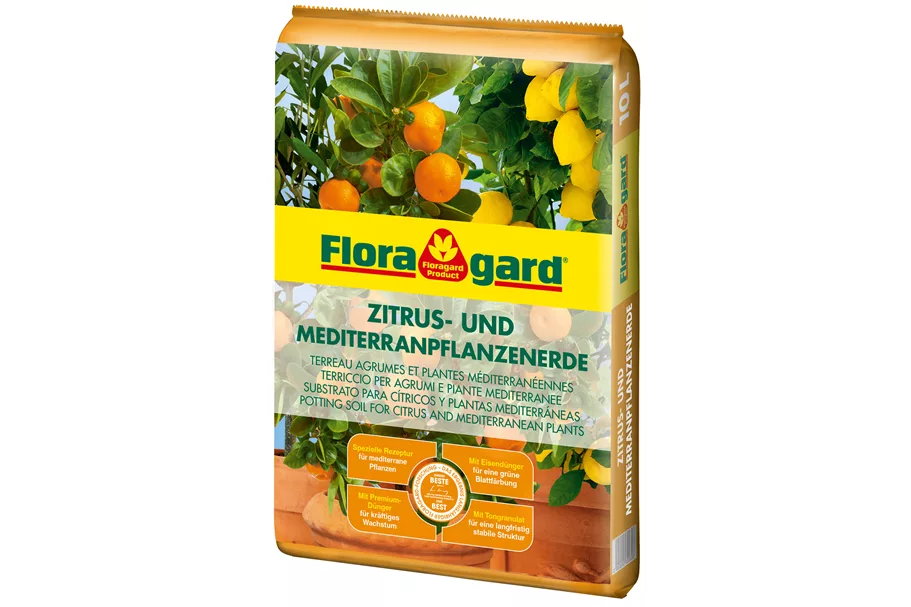 Floragard Zitrus- und Mediterranpflanzenerde 1 Sack x 10 Liter