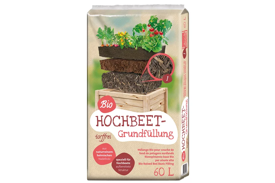 Universal Bio Hochbeet Grundfüllung torffrei 1 Sack x 60 Liter