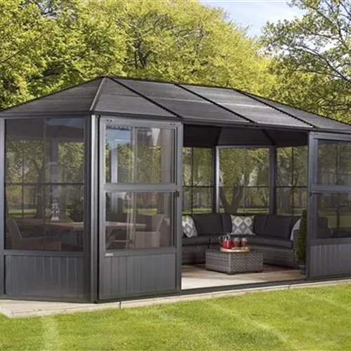 Pavillon Aluminium-Stahl Charleston 12.18