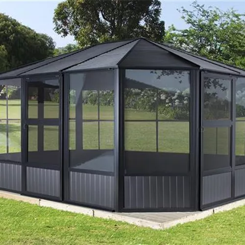 Pavillon Aluminium-Stahl Charleston 12.12