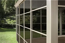 Pavillon Aluminium-Stahl Striano 12.14 Champagner