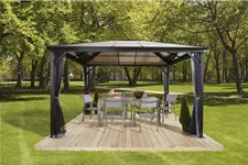 Pavillon Aluminium Verona 10.10 Anthrazit