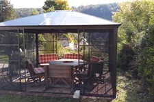 Pavillon Aluminium Castel 12.14 Bronze